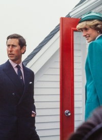 Charles & Diana visit the lighthouse at Cape Spear, NL