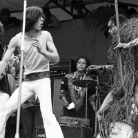 Rolling Stones: Mick Jagger at Hyde Park Sympathy For Devil 1969