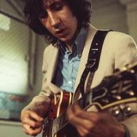 The Who: guitarist Pete Townshend during rehearsal session