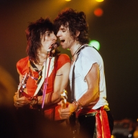 Rolling Stones: Ron Wood and Keith Richards at Oshawa CNIB benefit 1979