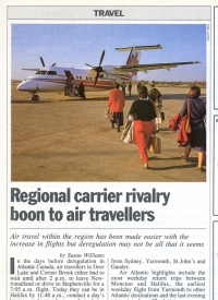 Atlantic Insight magazine Oct 1987 p.45 Regional Airlines