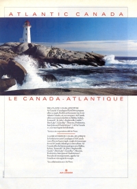 En Route magazine May 1987 Peggy's Cove