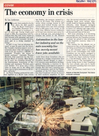 Macleans 1982May03 p32 Robots at Oakville Ford plant